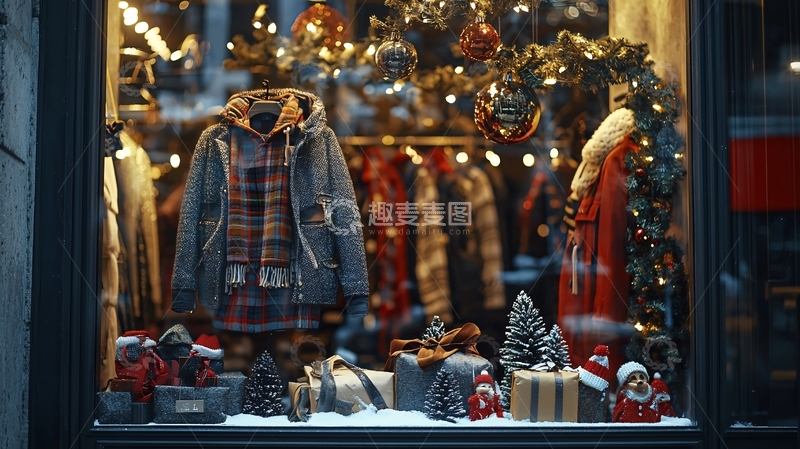 高清大图下载【趣麦麦图】圣诞橱窗