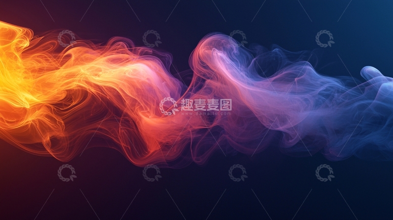 高清大图下载【趣麦麦图】火焰与冰的交融