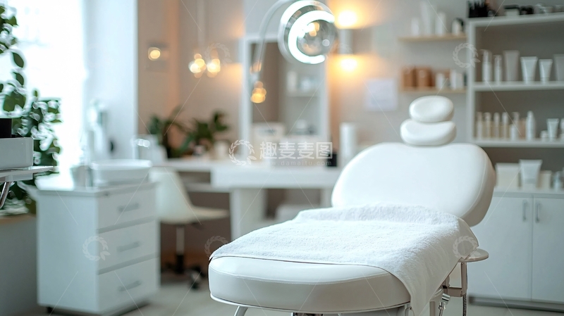 高清大图下载【趣麦麦图】美容院诊疗床