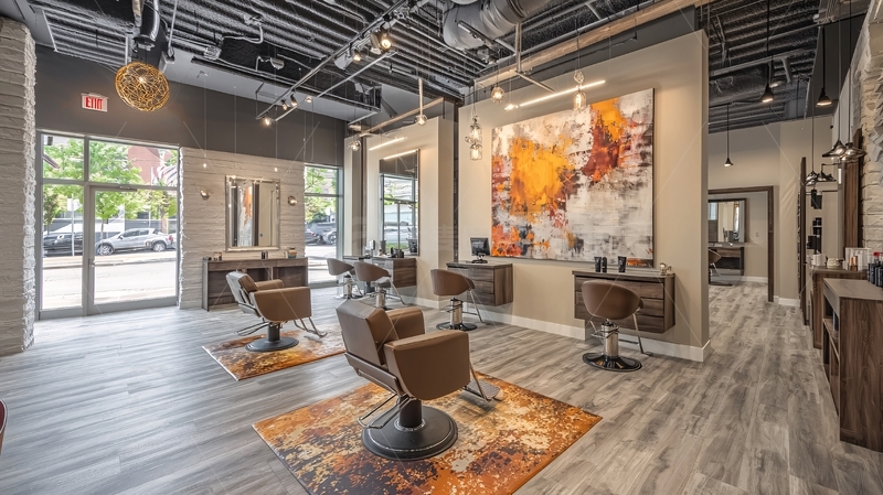 高清大图下载【趣麦麦图】现代化时尚美发沙龙