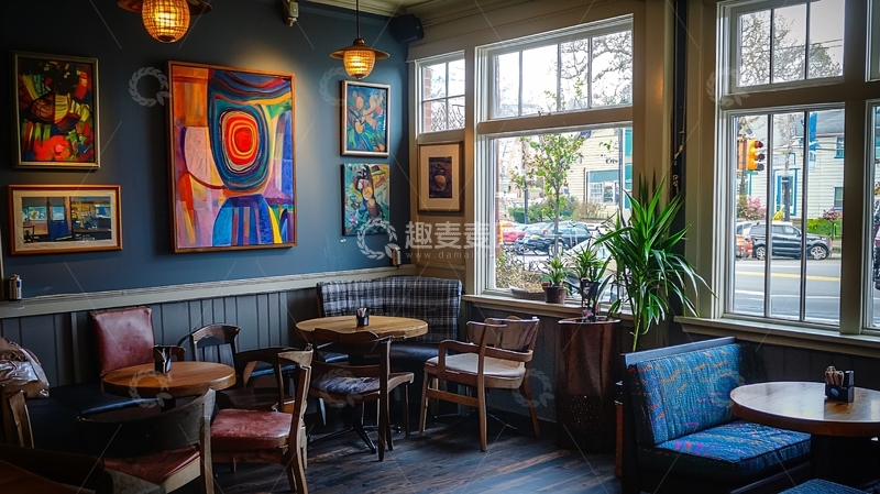 高清大图下载【趣麦麦图】英式酒吧内部装饰