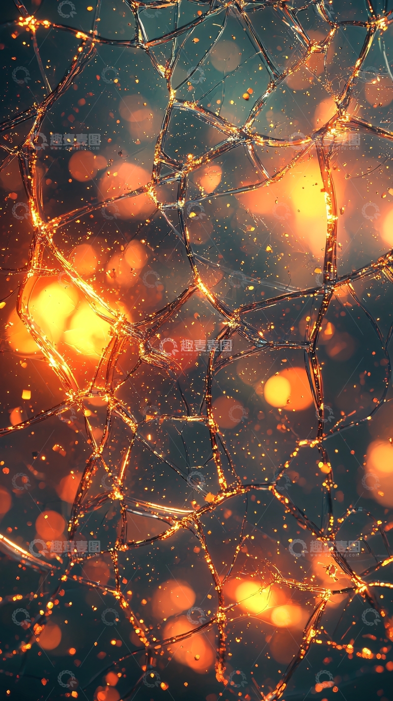 高清大图下载【趣麦麦图】碎裂玻璃