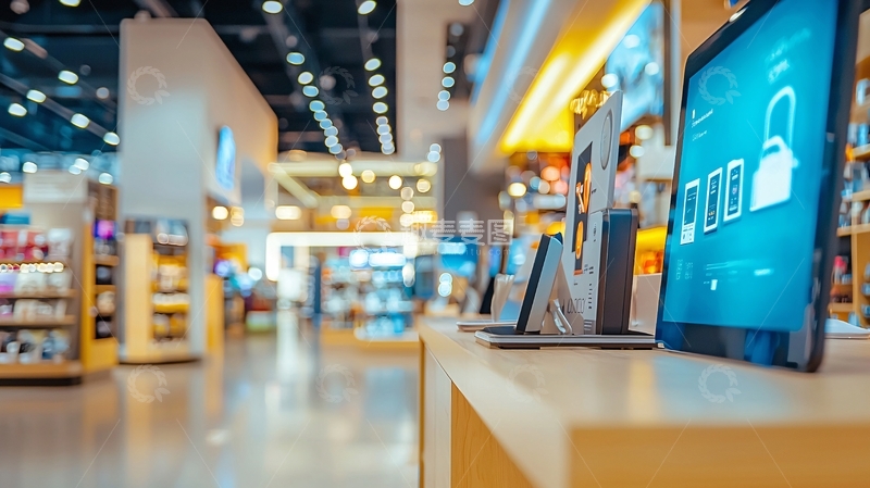 高清大图下载【趣麦麦图】现代化商店购物体验