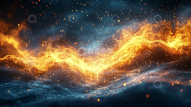 高清大图下载【趣麦麦图】火焰般星云的宇宙景象