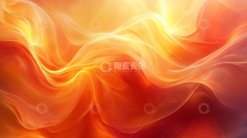 高清大图下载【趣麦麦图】火焰般的抽象波浪图案