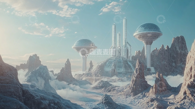 高清大图下载【趣麦麦图】未来都市