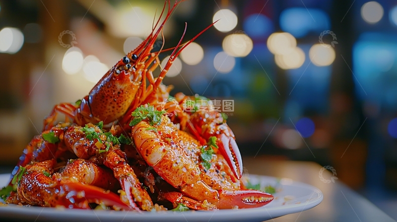 高清大图下载【趣麦麦图】麻辣小龙虾5