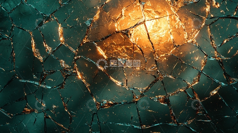 高清大图下载【趣麦麦图】破碎的金色光芒纹理