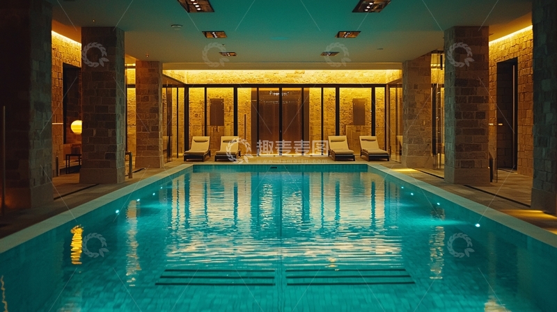 高清大图下载【趣麦麦图】室内游泳池