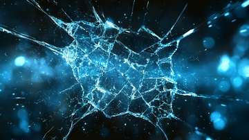 科技感破碎玻璃效果