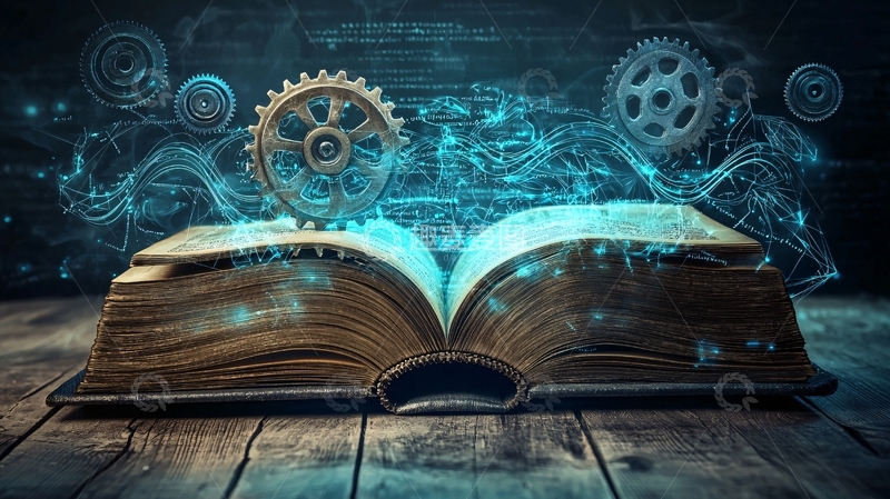 高清大图下载【趣麦麦图】魔法书籍