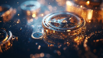 蒸汽朋克齿轮背景