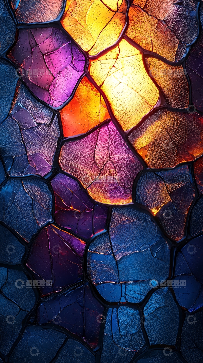高清大图下载【趣麦麦图】彩色玻璃