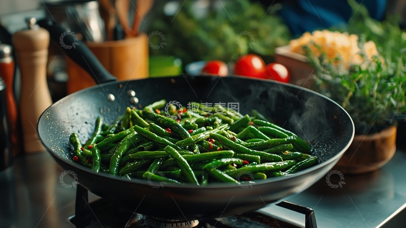 高清大图下载【趣麦麦图】炒青豆