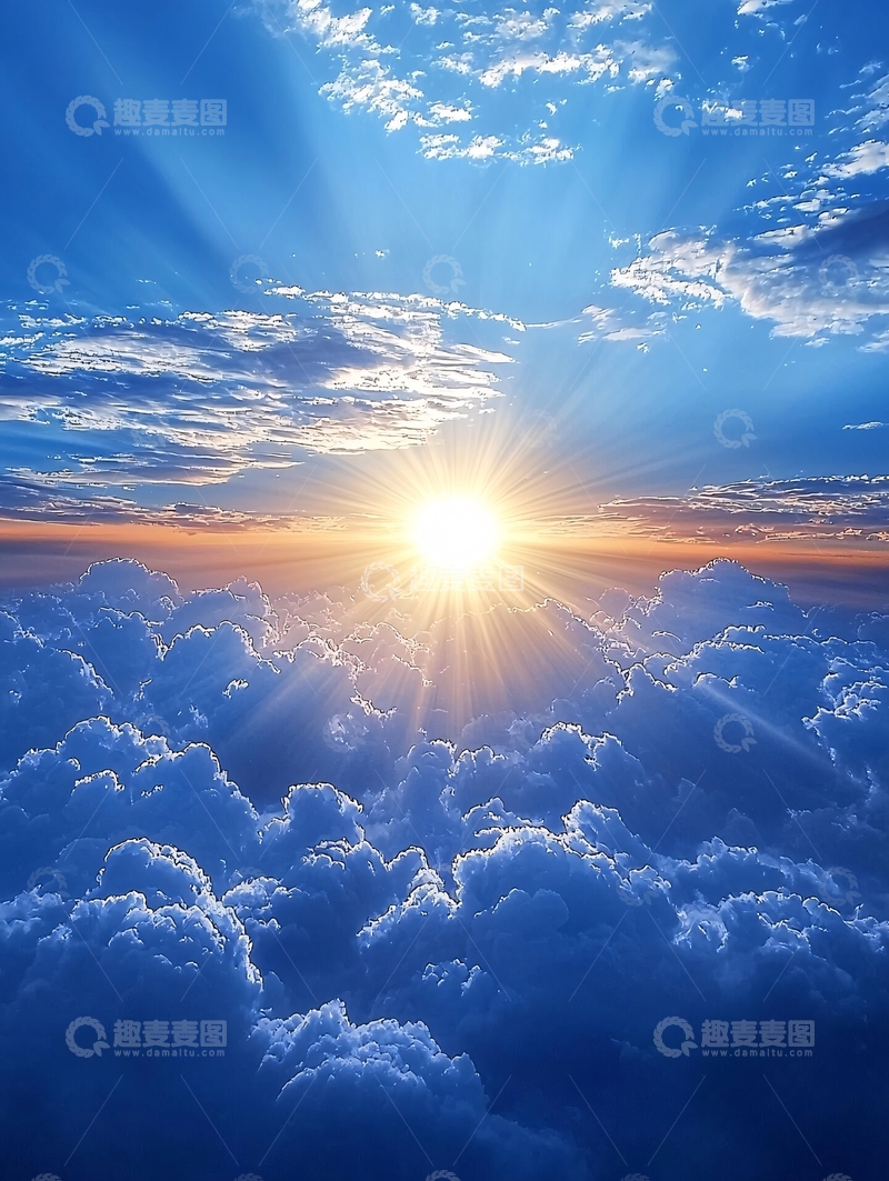 高清大图下载【趣麦麦图】云海日出