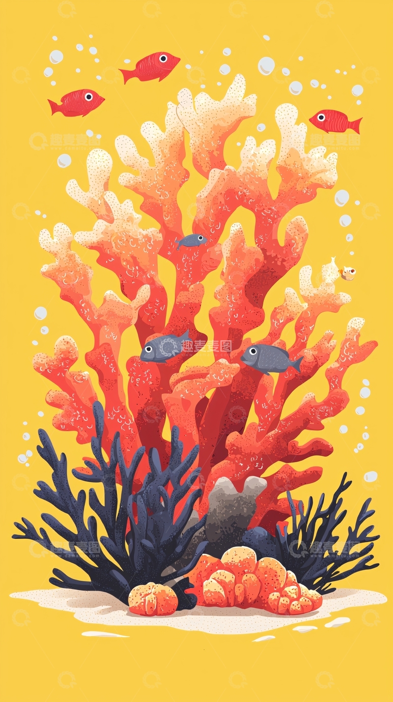 高清大图下载【趣麦麦图】珊瑚礁