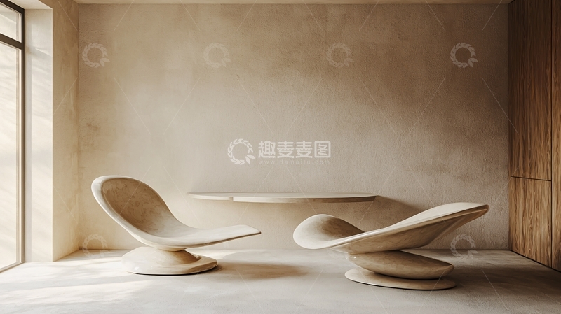 高清大图下载【趣麦麦图】极简风休闲座椅