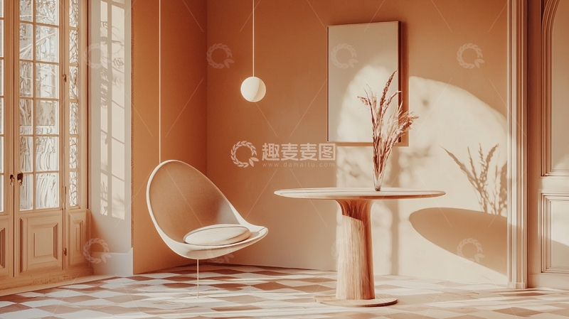 高清大图下载【趣麦麦图】极简风格家居场景