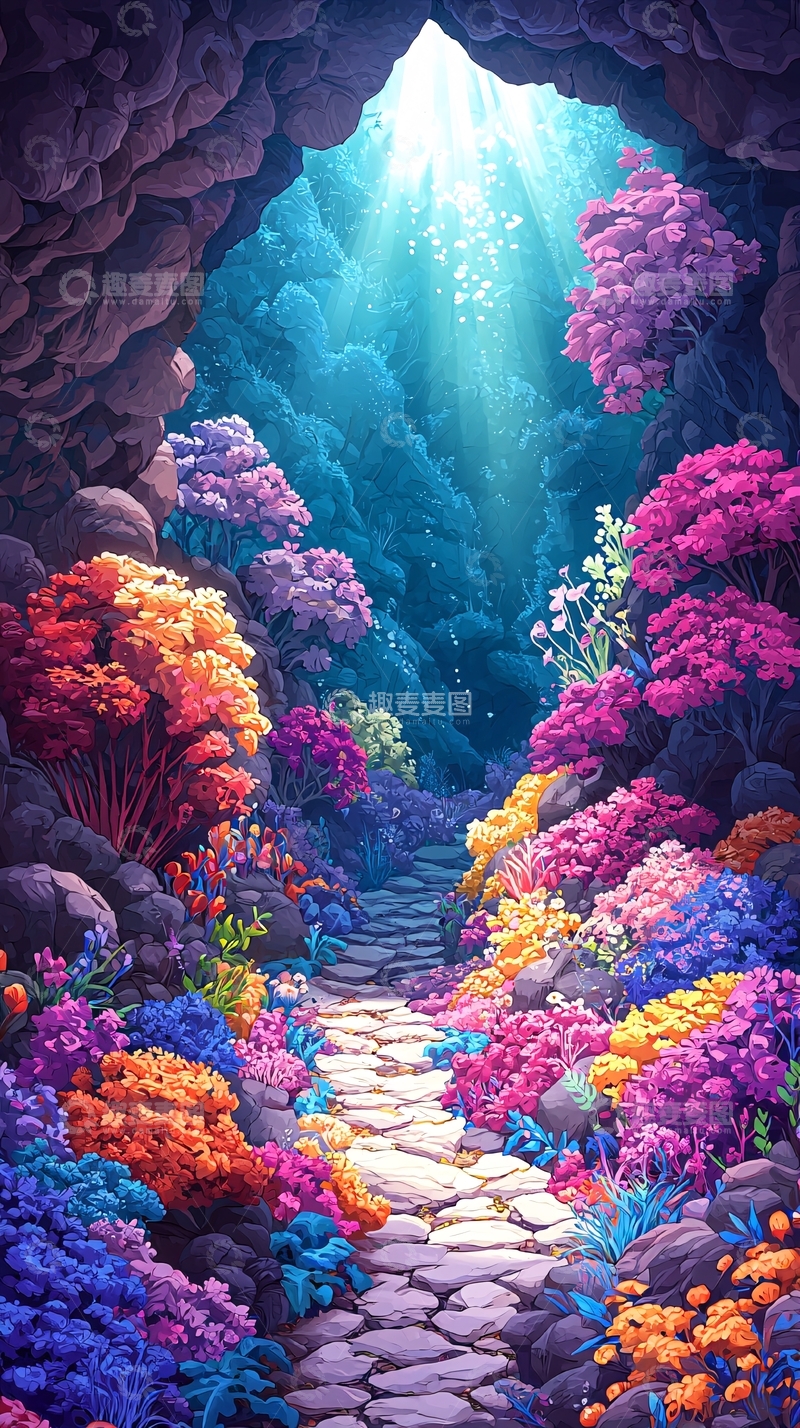 高清大图下载【趣麦麦图】童话般的神秘花园