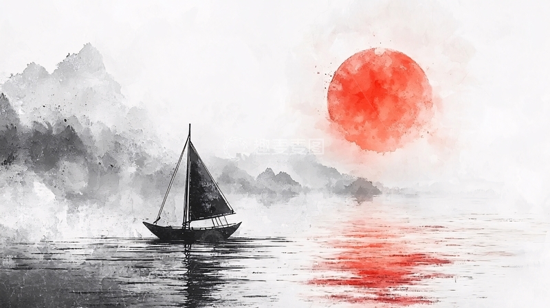 高清大图下载【趣麦麦图】水墨画