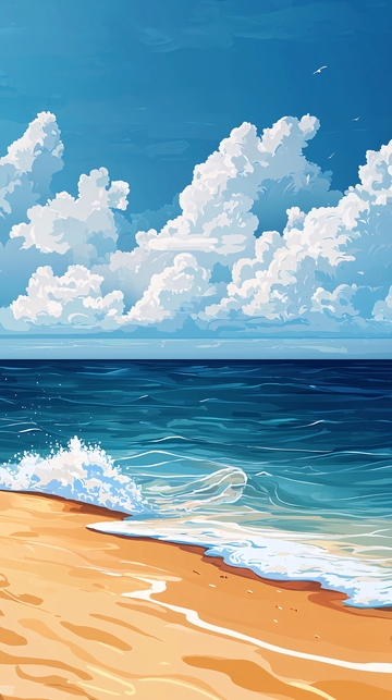 海边沙滩
