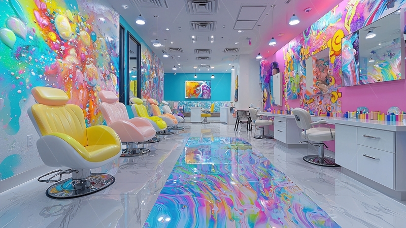 高清大图下载【趣麦麦图】梦幻甜美美甲店