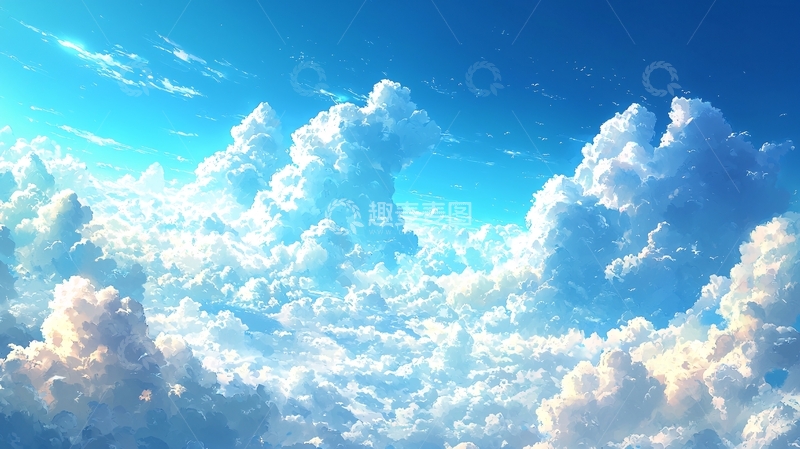 高清大图下载【趣麦麦图】蓝天白云