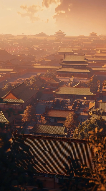 古风古色建筑群