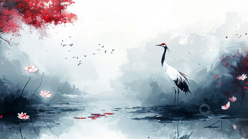 高清大图下载【趣麦麦图】水墨丹青