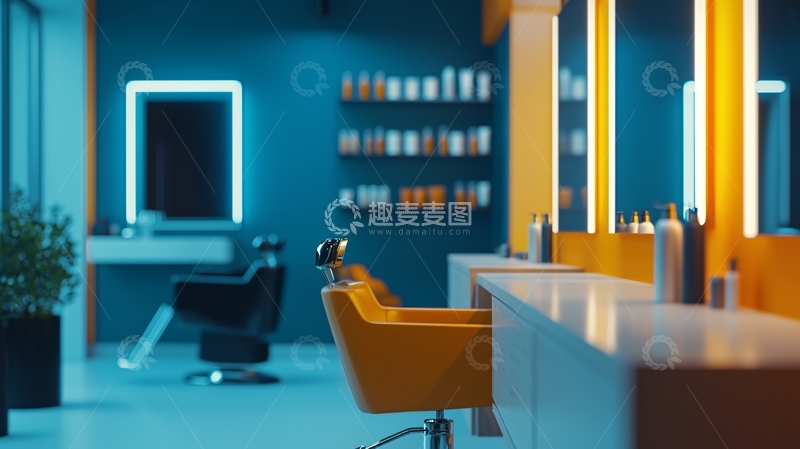 高清大图下载【趣麦麦图】现代时尚美发沙龙