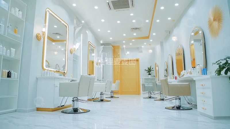 高清大图下载【趣麦麦图】高级美发沙龙内景