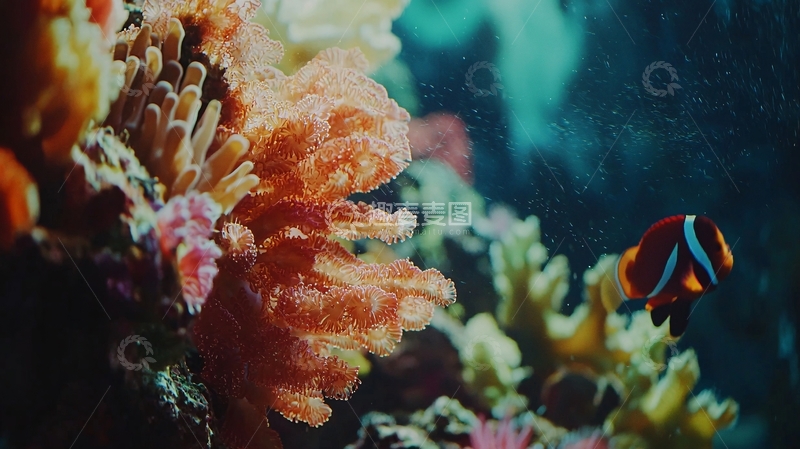 高清大图下载【趣麦麦图】珊瑚礁鱼类高清图片