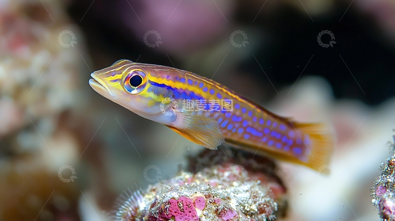 高清大图下载【趣麦麦图】彩色小鱼