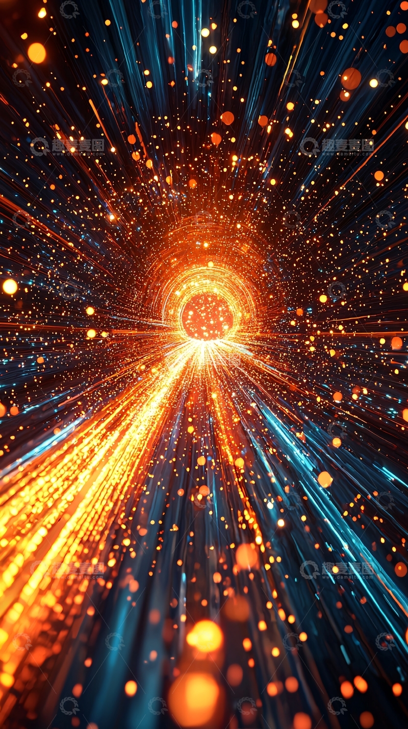 高清大图下载【趣麦麦图】光线隧道