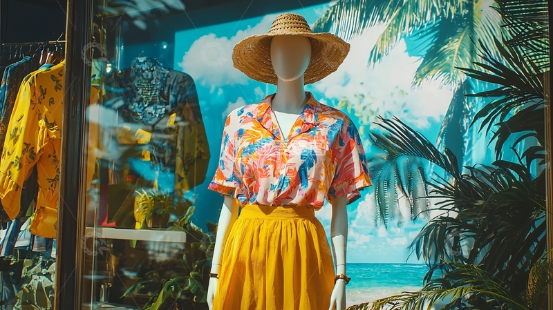 高清大图下载【趣麦麦图】夏日度假风情穿搭