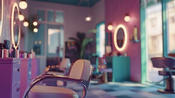 梦幻ins风美发店