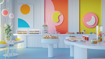 简约甜品店设计