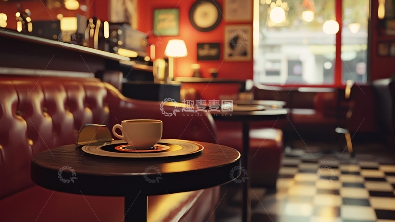 高清大图下载【趣麦麦图】复古咖啡馆