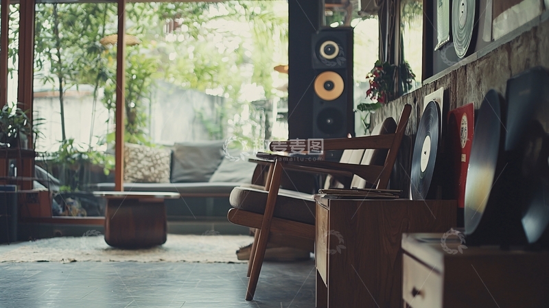 高清大图下载【趣麦麦图】文艺复古家居客厅