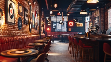 复古酒吧内景
