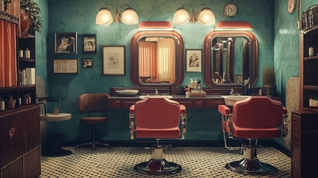 复古理发店