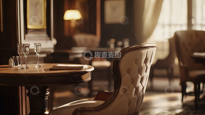 高清大图下载【趣麦麦图】奢华餐厅室内场景