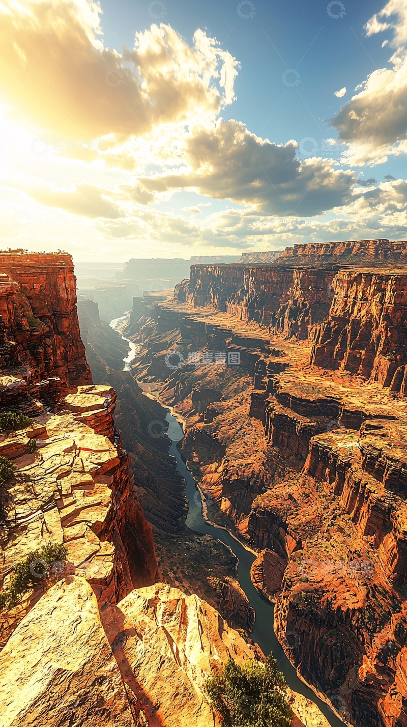 高清大图下载【趣麦麦图】壮丽的峡谷风光