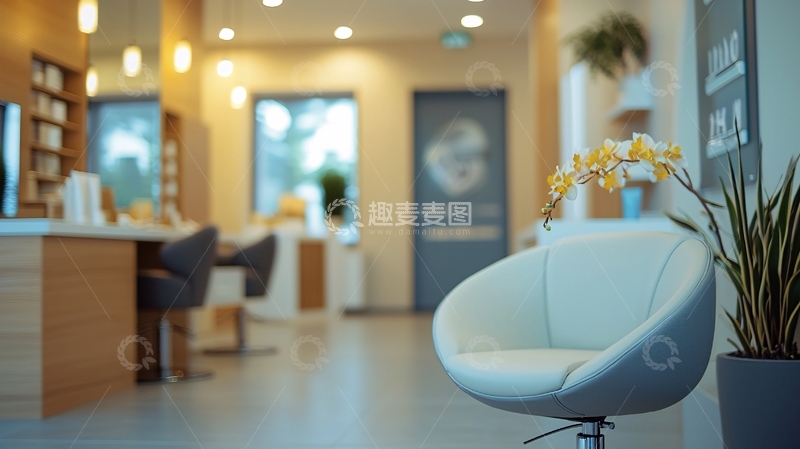 高清大图下载【趣麦麦图】现代简约美发沙龙