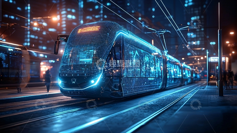 高清大图下载【趣麦麦图】未来城市轨道交通