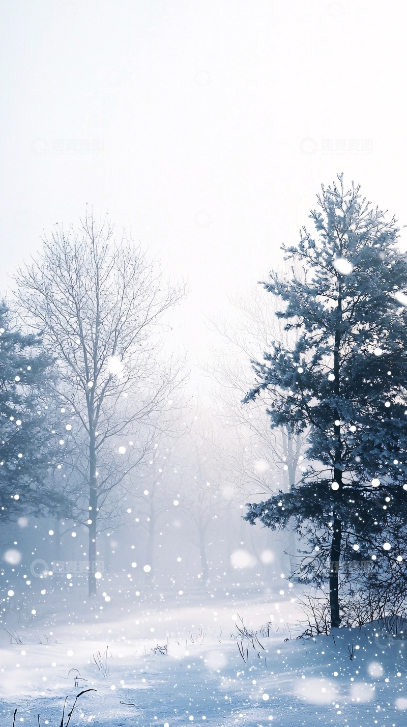高清大图下载【趣麦麦图】冬季雪景