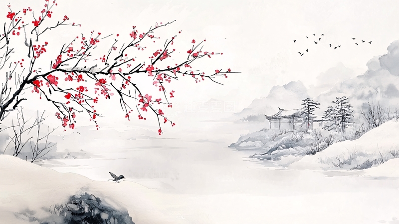 高清大图下载【趣麦麦图】水墨画