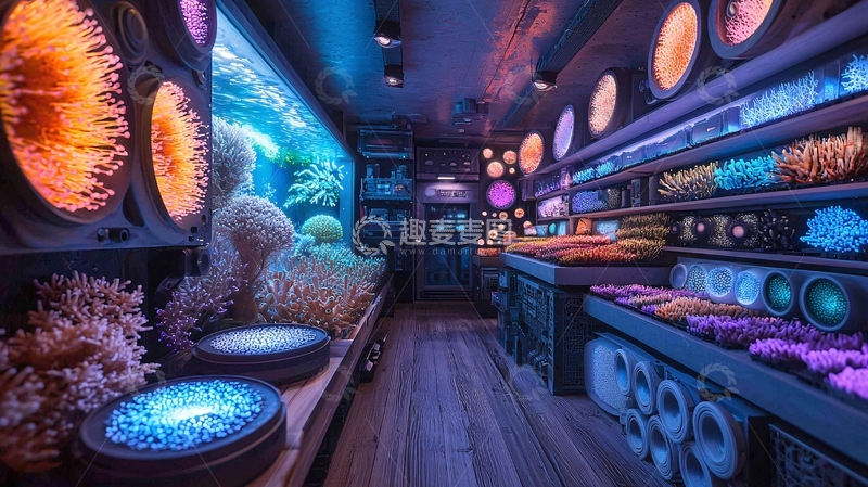 高清大图下载【趣麦麦图】水族馆商店内部展示