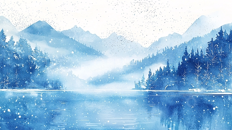 高清大图下载【趣麦麦图】水墨山水画307