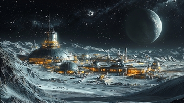 月球上的未来城市